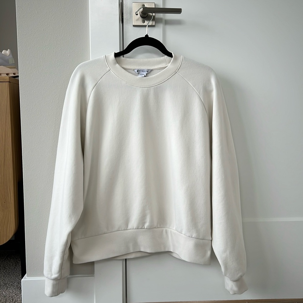 Athleta Easy Fleece Crew Neck Sweatshirt